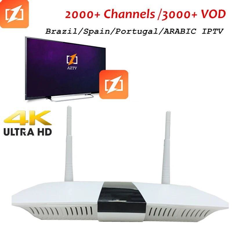 

Best Brazil IPTV Q11 4k Android TV Box 6.0 1 year Subscription latin south America 2000+live HD Spain Peru IPTV smart tv box