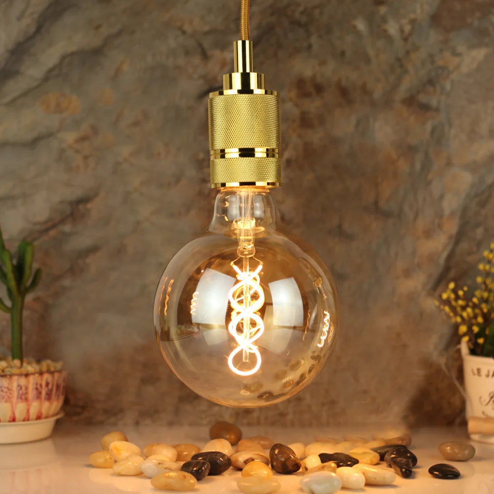 TIANFAN G125 Retro Edison bulb Led E27 220V 110V 4W Dimming combustible