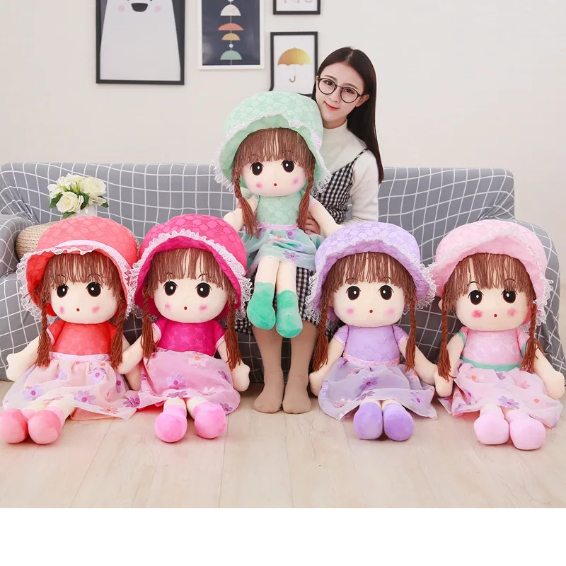 

40cm Children RagDoll Stuffed Toys Plush Wedding Ragdoll Cute Sweet Model Girls Kids Girls Spring Festival Birthday Gift