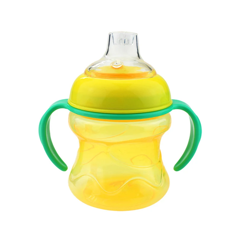 Baby Training BPA Free Drinker Children Anti-fall Handle Cup Toddler Health Leak-Proof Bottle Infant Mini Duckbill Kettle MY0047 (2)