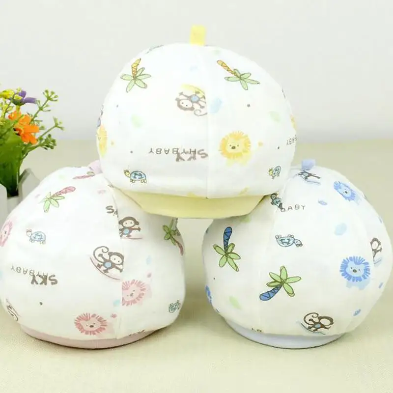 New Baby Cotton Hat Newborn Kids Unisex Boy Girl Princess Warm Cap 0-3 Months Beanies Accessories Lovely Pattern High Quality