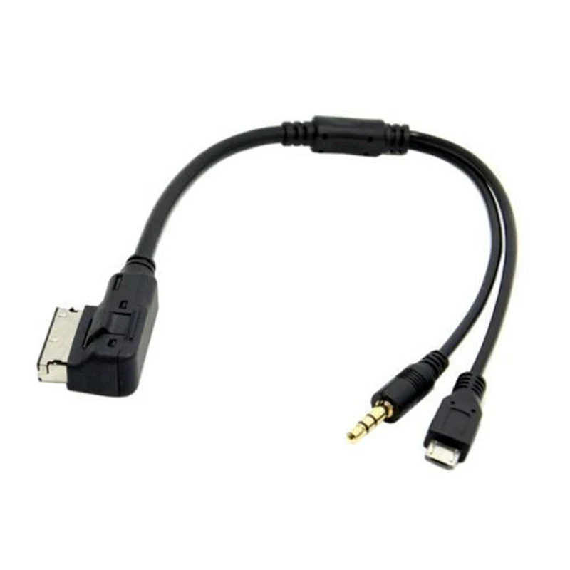 3 5 мм AUX в автомобиль AMI MDI к Micro Mini USB зарядный адаптер кабель для телефона Android Audi A3