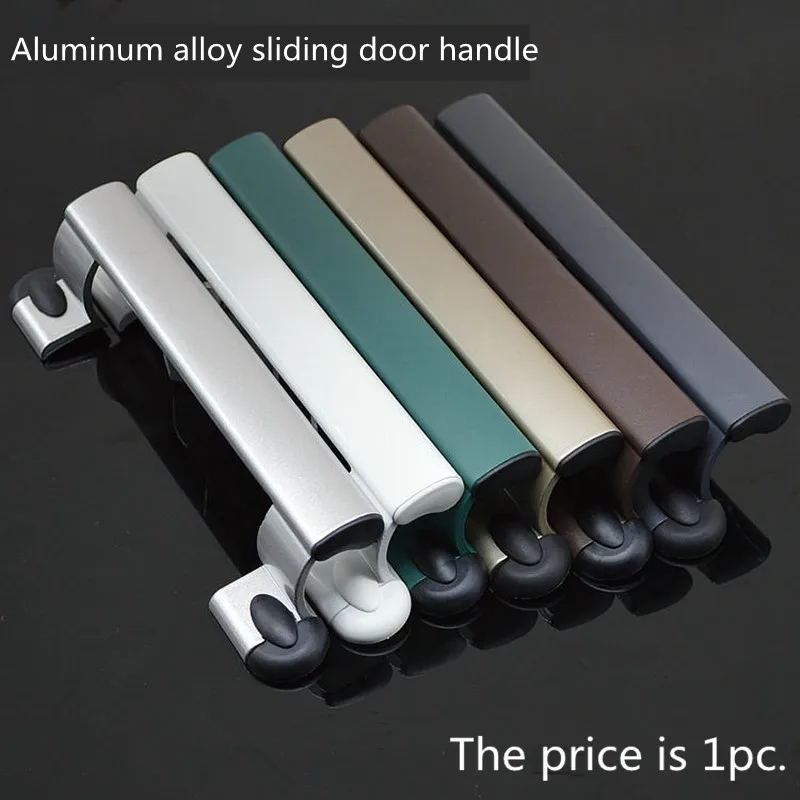 

Salad hands sliding door aluminum alloy plastic door with the shake handshandle pull handle