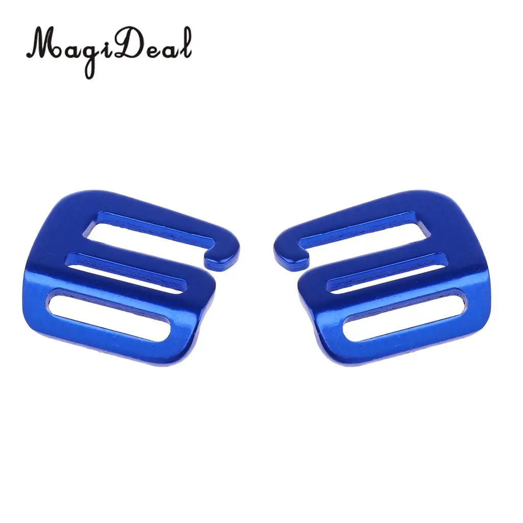 1 pair Aluminum Alloy G Hook Outdoor Webbing Buckle For Backpack Strap 25mm Quick Release for superior strength and performance