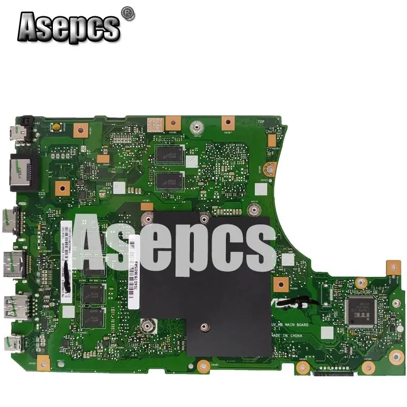 Asepcs X556UV материнская плата для ноутбука ASUS X556UQ X556UV X556UB X556UR X556U X556 Тесты оригинальная материнская плата DDR4-4G Оперативная память I5-CPU