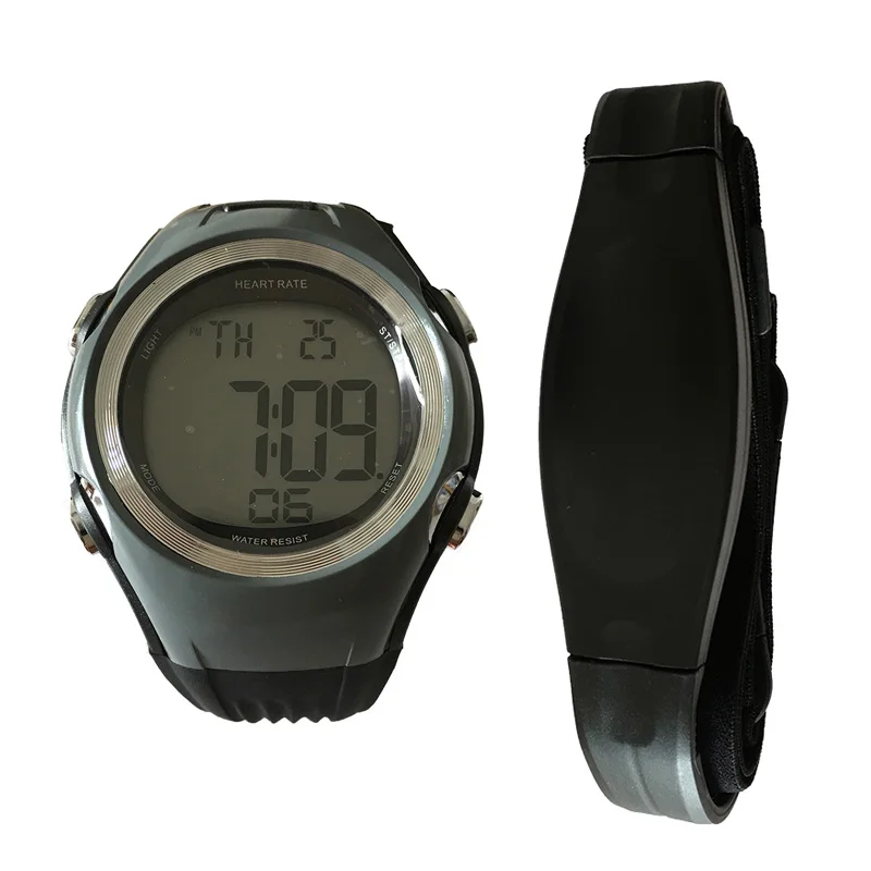 Пульсометр спортивные полярные часы водонепроницаемый цифровой беспроводной Бег Велоспорт нагрудный ремень мужские и женские спортивные часы