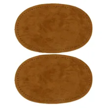 10 шт. замшевая заплатка с отверстием для штифта DIY Овальный мягкий кожаный лист для шляпы, дивана, кардигана, одежды, сумок, сумок, швейных аксессуаров 14*9 см