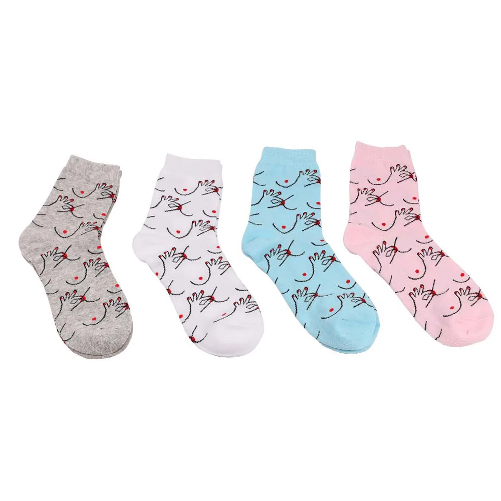 Harajuku Women Socks Red nails Print Keep Warm Cotton Skateboard Sock Comfortable Floor funny Socks Drop Shipping Harajuku Women Socks Red nails Print Keep Warm Cotton Skateboard Sock Comfortable Floor funny Socks Drop Shipping