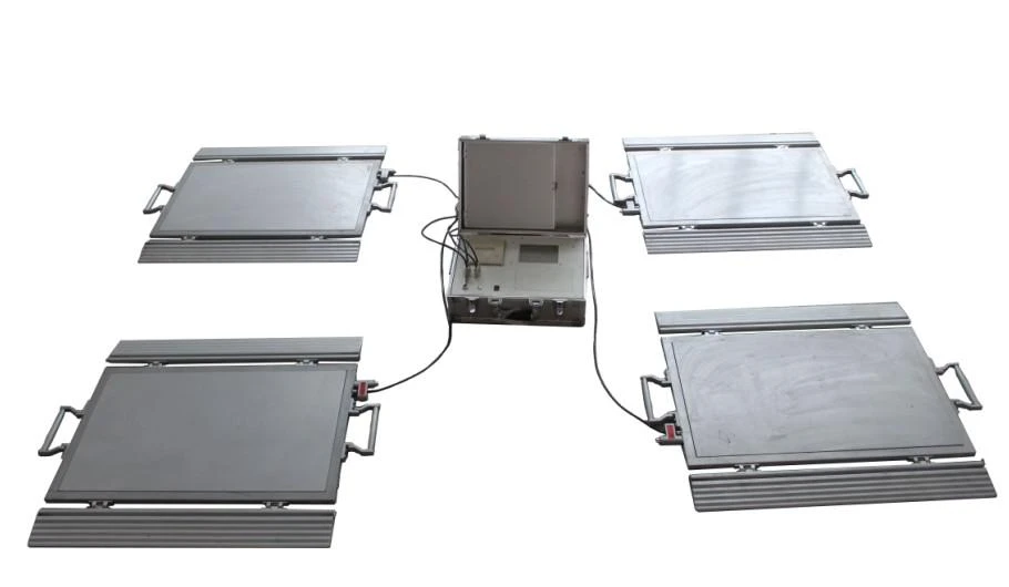 INST01 80t 4 패드 정적 휴대용 차량 차축 무게 트럭 저울 무게 다리 무게scales weighingweighing