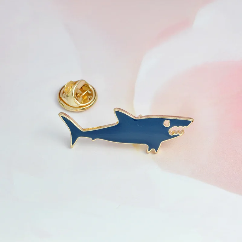 Fashion Shark and Whale Pin Brooches (4)