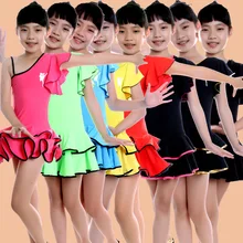 Платье для латинских танцев для девочек детское маскарадное платье дети бальный Танцы Одежда для танцев сальса танго Румба ча-ча костюм