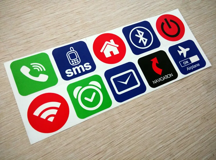 

(10 pcs/lot) NFC Tag 13.56mhz RFID Ntag216 Smart Card Stickers for Samsung Note3 S4 Nokia Nexus4/10 BlackBerry HTC Sony Xiaomi