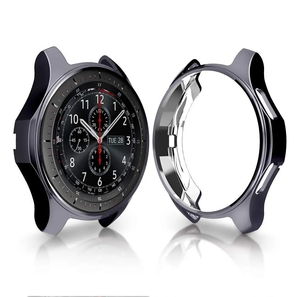 Защитный чехол для samsung Galaxy Watch 42 мм 46 мм бампер Смарт часы покрытие аксессуаров ТПУ защитный чехол рамка