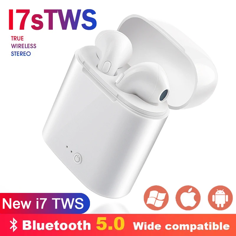 

Quality Factory Sale I7s TWS Wireless Bluetooth Earphones 5.0 Mini Stereo Earbud Headset Microphone For All Smart Phone