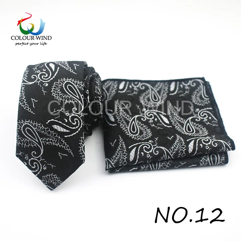 Мужской полиэфирный галстук, набор из 2 предметов, узкий галстук на шею, 6 см, высокое качество, карманный квадратный тонкий мужской галстук, платок, костюм, галстук