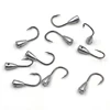 MNFT 20Pcs Overturned Barbed Fishing Hook Grass Carp Carassius auratus Jig Head Fishhook Carp Fishing Lead Hooks 1-8# ► Photo 3/6