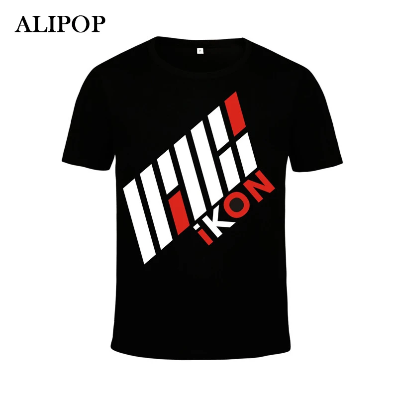 Aliexpress.com : Buy KPOP Korean Fashion IKON BOBBY SOLO HOLUP Album CERT Concert Cotton Tshirt ...