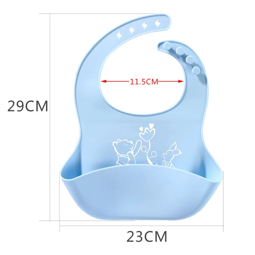 Брендовые Детские силиконовые нагрудники baberos, водонепроницаемые милые животные, карманные нагрудники для кормления новорожденных, функциональные нагрудники для кормления