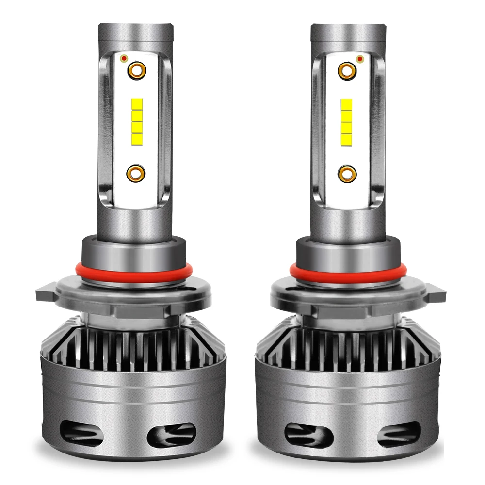 Goede 2 stks 9005 hoge helderheid LED auto koplampen 60 W set van DC9 32V spanning 6400LM 9005 koplampen.