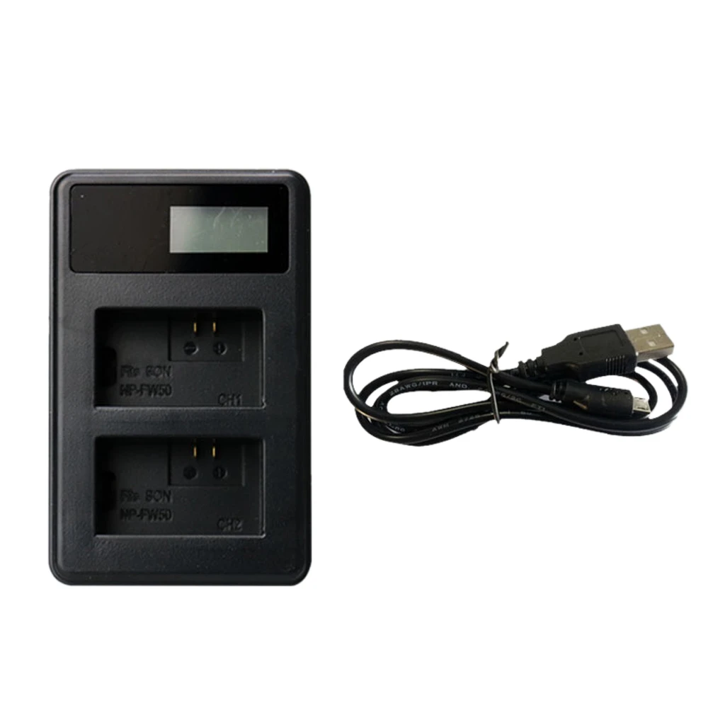 

Charging Station Li-ion Charge Dock NP-FW50 NP FW50 Digital Camera Battery Charger for SONY Alpha A7 A7R A7S A5000 A6000 Power