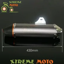 Aluminum Exhaust Muffler 38MM For Honda CRF150F 230F 2003-2013 Motocross Enduro Motorcycle Dirt Bike Off Road Spermoto