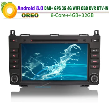 

Android 8.0 Car GPS Sat Nav DAB+TMPS WiFi Radio RDS BT OBD USB SD DVR Car DVD player For Mercedes Benz A-Class W169