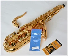 54 B Selmer Tenor Saxophone Musical Instrument Electrophoresis Gold Saxophone Professional Grade