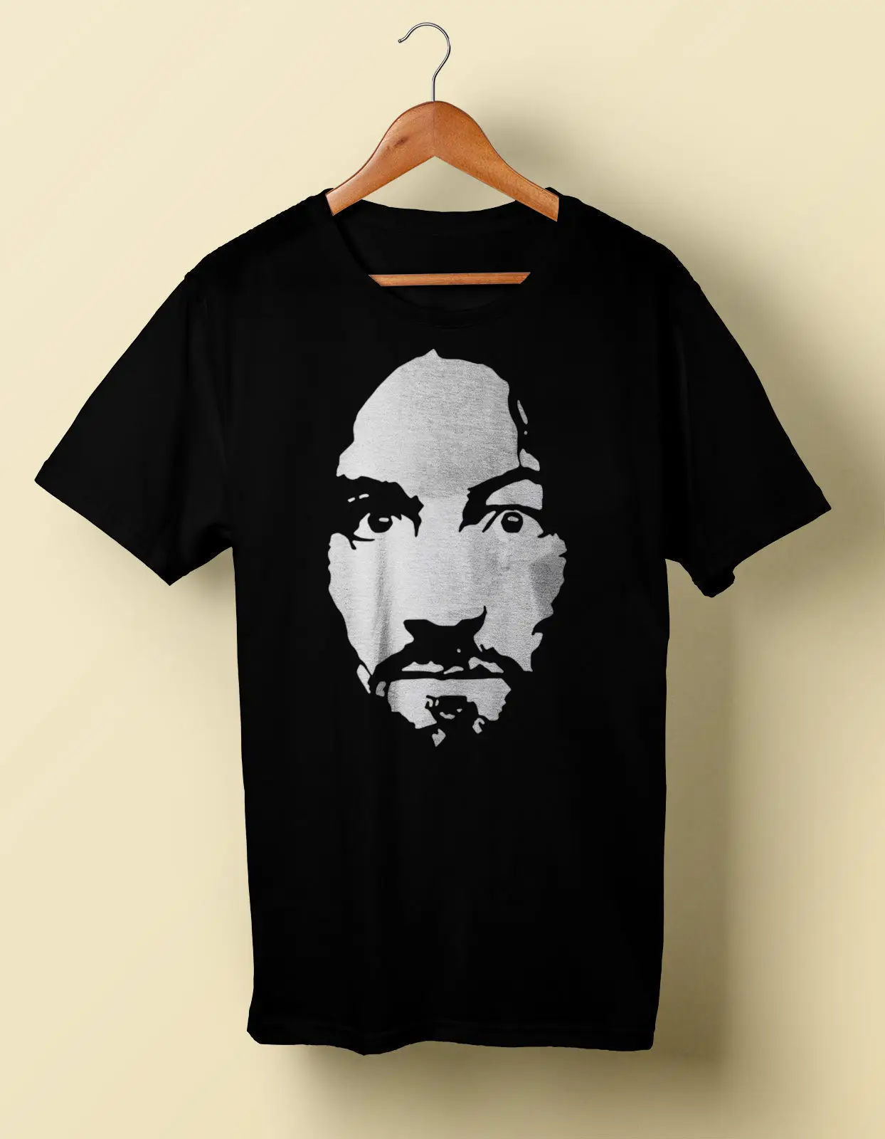 Крутая футболка Charles Manson STARE виниловая семейная cd dvd 2019 | Мужская одежда