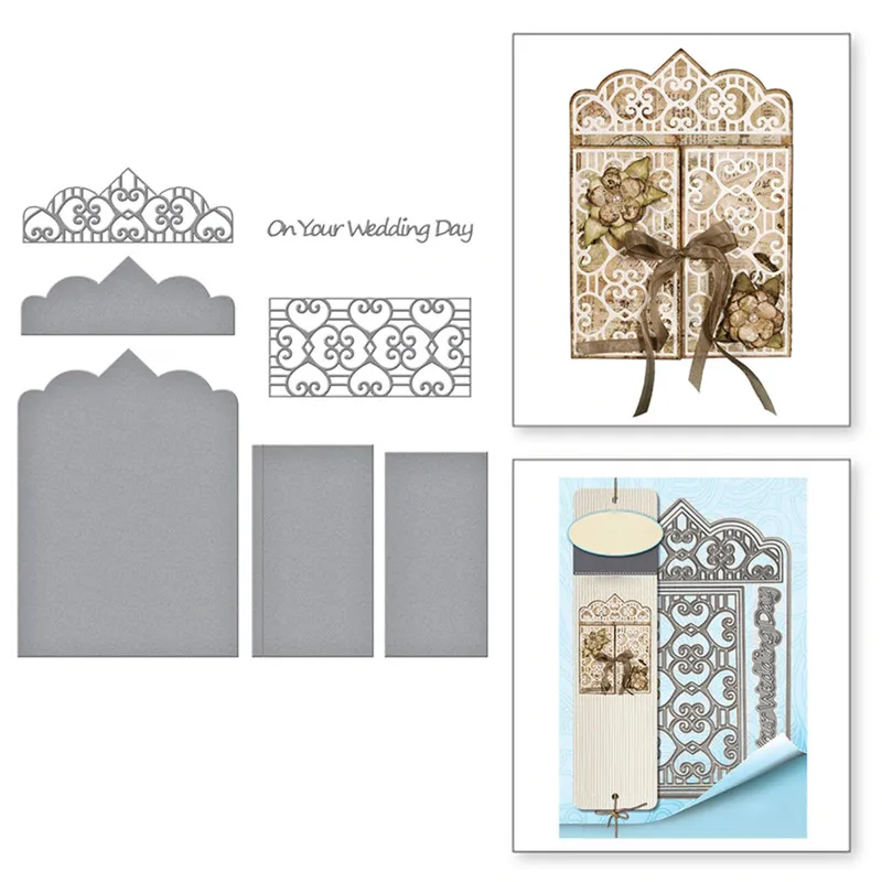 

Eastshape 3 Pcs/lot Metal Cutting Dies Scrapbooking For Card Making DIY Embossing Cuts New Craft Pattern Cover