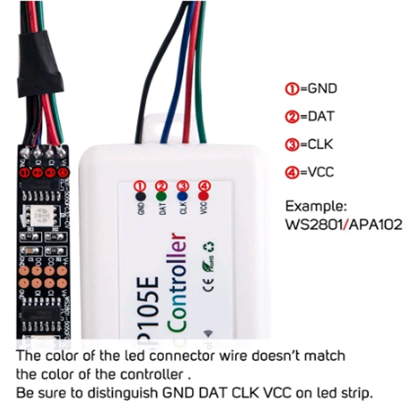 SP105E RGB контроллер Bluetooth WS2811 WS2812B ws2812 светодиодный диммер SK6812 RGBW APA102 WS2801 пикселей