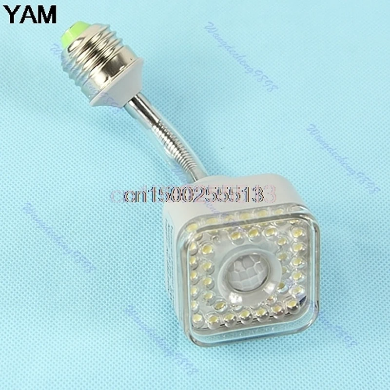 

Lamp Light E27 220V 5W 39 LED Flexible IR Infrared Sensor PIR Motion Automatic Lamp Light