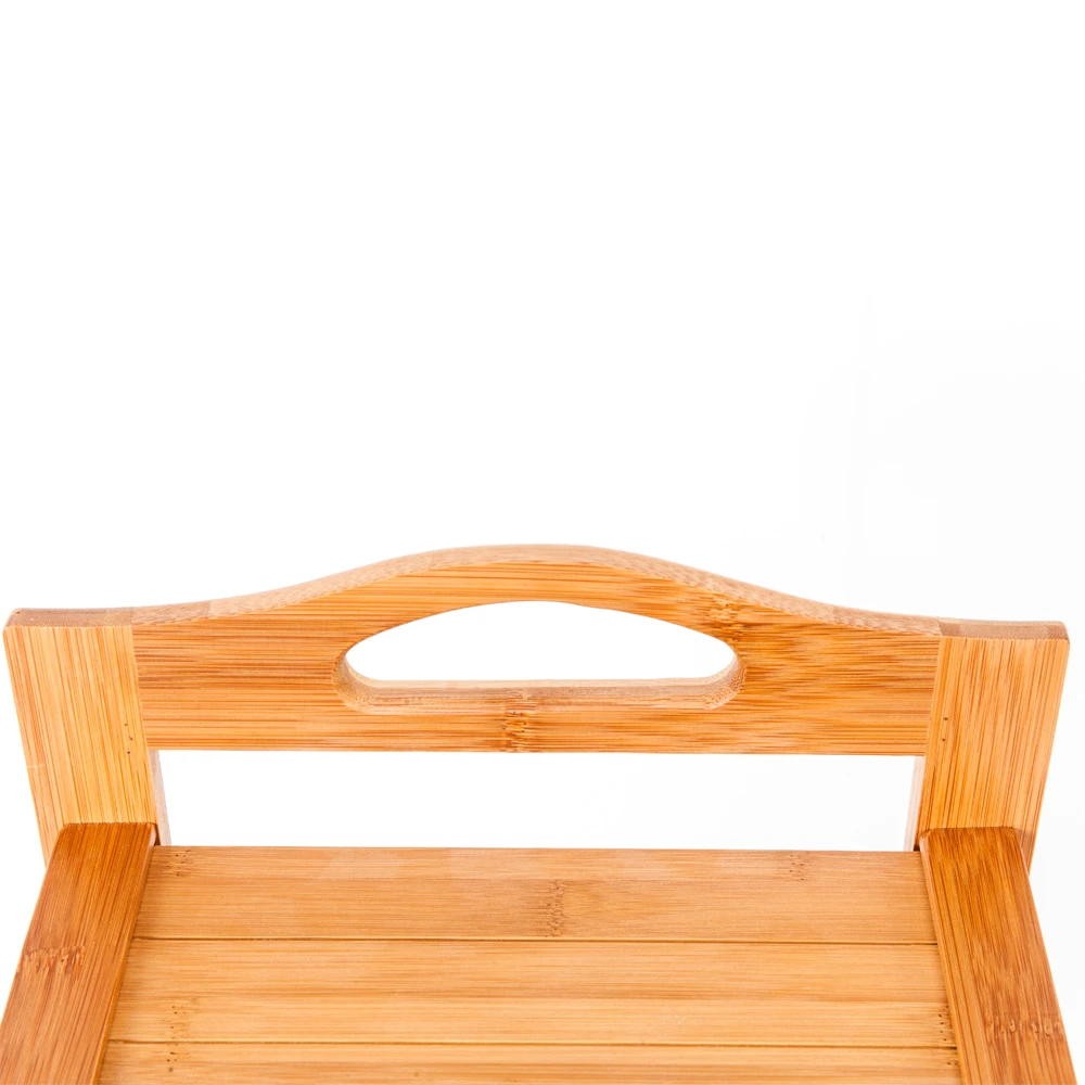4-layer Portable Bamboo Board Boot Shoe Rack Wood Color (5)