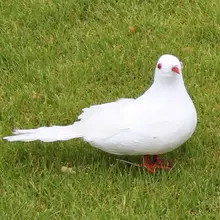 3 вида стилей ручной работы Имитационные птицы украшения сада Милый Попугай голубь Сова перо лужайка пена Статуэтка орнамент Миниатюрный