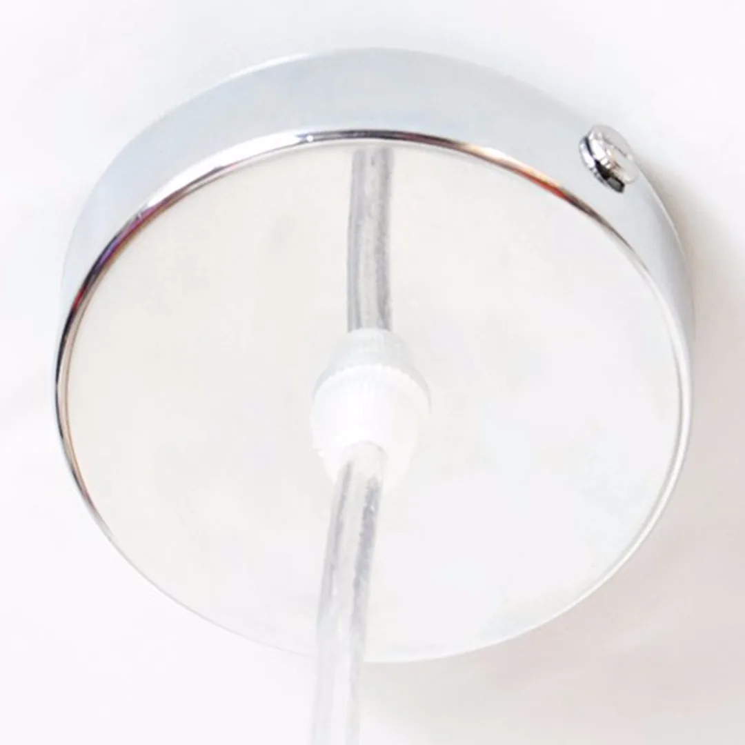 5W 220V White Feather Shade Pendant Light E27 LED Ceiling Droplight Bedroom Living Room Decoration Lamp