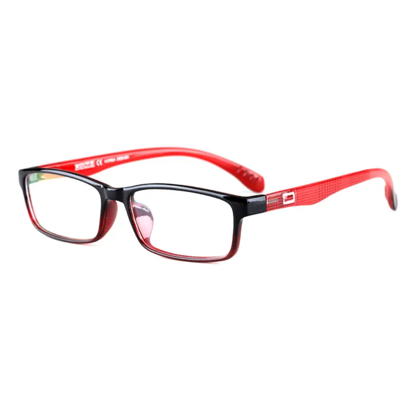 Toptical Ultra-light TR90 Glasses Full Frame Square Eyeglasses Myopia Plain Eyewear Male Women Brand Design