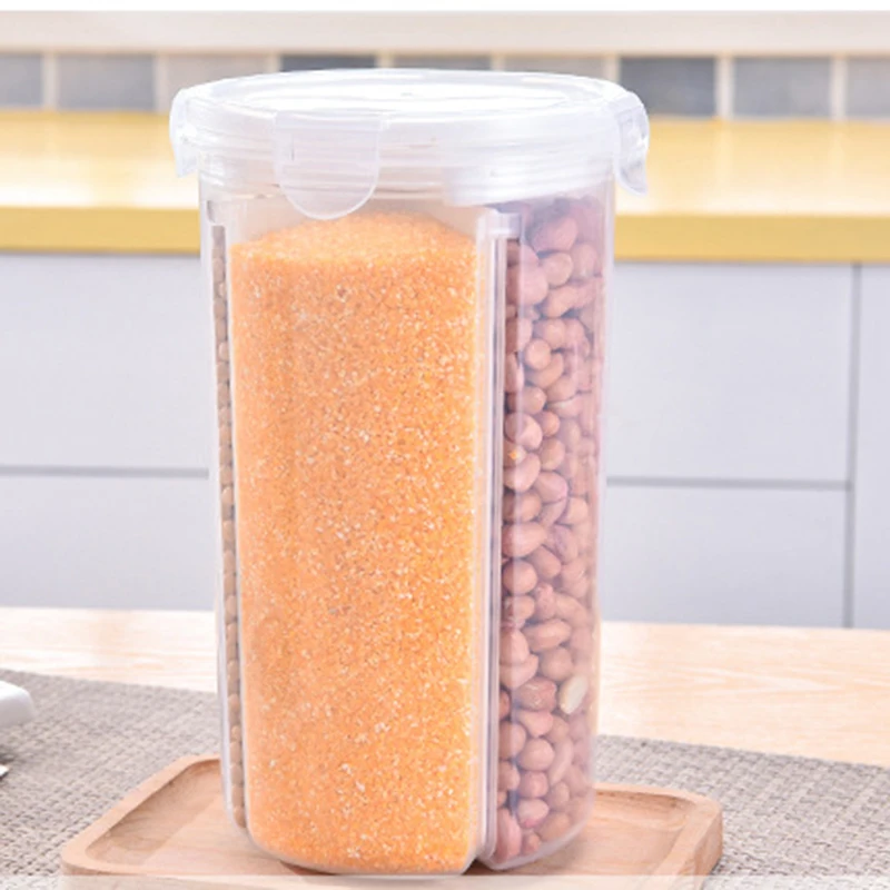 الفئة multigrain المطبخ سماكة شفافة خزان خزان التعميم ختم عاء الحبوب الجافة يحصل كبيرة شحن مجاني