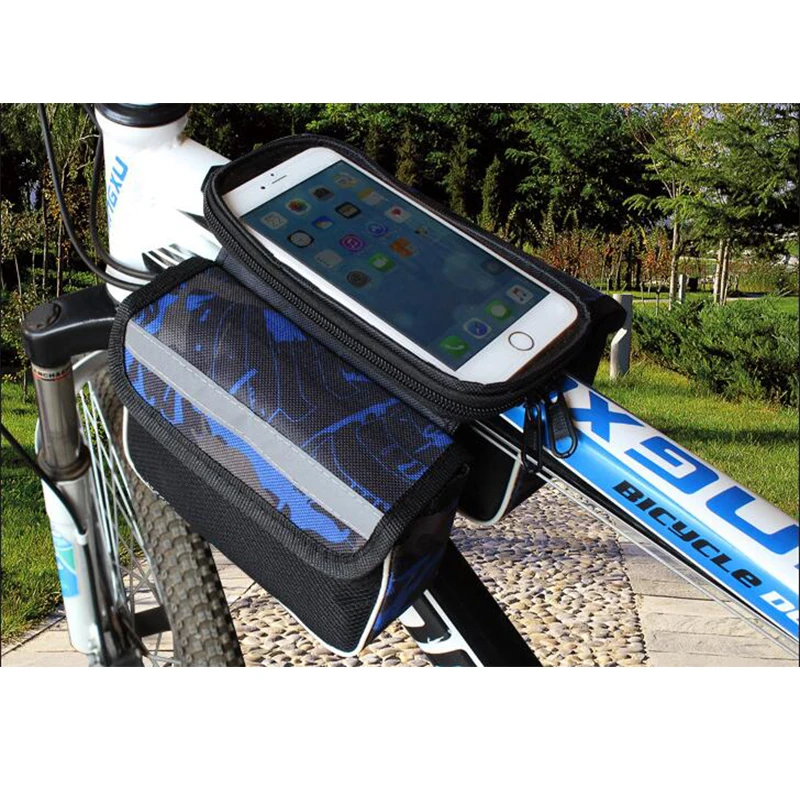 2019 Fiets Mobiele Telefoon Zak 5 0/5 дюймовый сенсорный экран MTB Racefiets сумка для рамы Fietsen