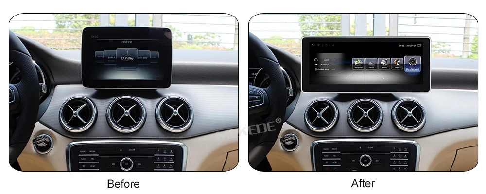 Flash Deal MEKEDE 3+32G Car Multimedia Player Android 7.1 Car DVD radio player For Benz CLA class C117 X117 W117 2013-2015 4G lte BT wifi 8