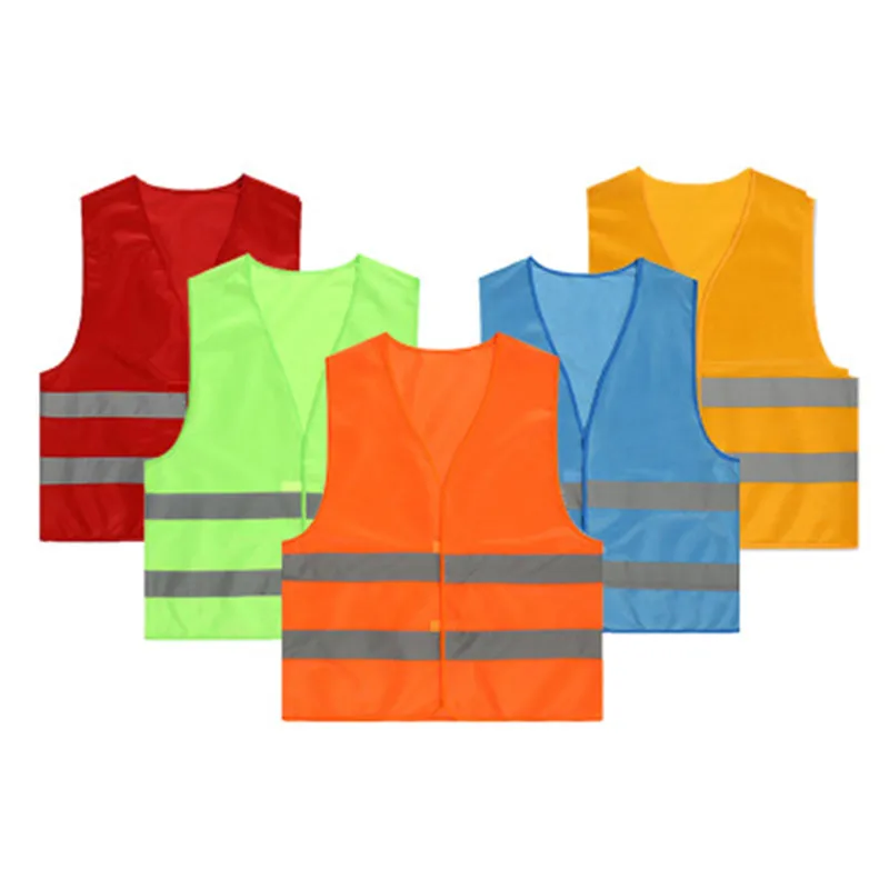 

Unisex Reflective Vest Workwear Provides High Visibility Day Night Running Cycle Warning Safety Vest Reflective Safety Clothing