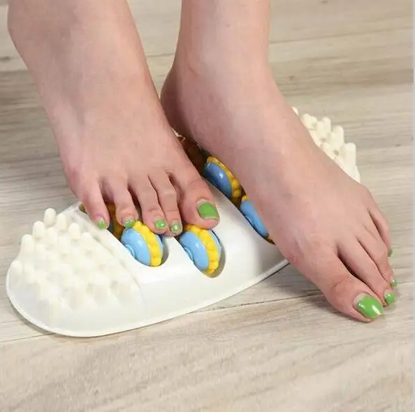 

ABS Foot Massages Machine Oval 4 Row Roller Foot Massage Acupoint massage device Comfortable relaxation Foot Care Tool