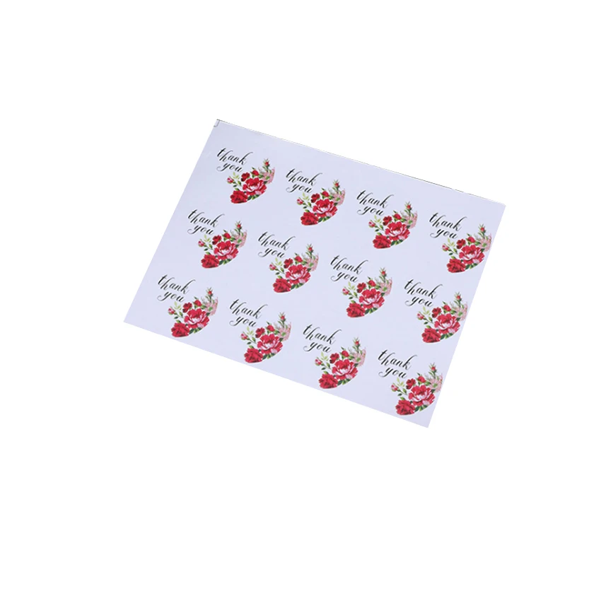 1200 шт./лот Kawaii Rose Thank You ручной работы DIY Многофункциональные самоклеящиеся