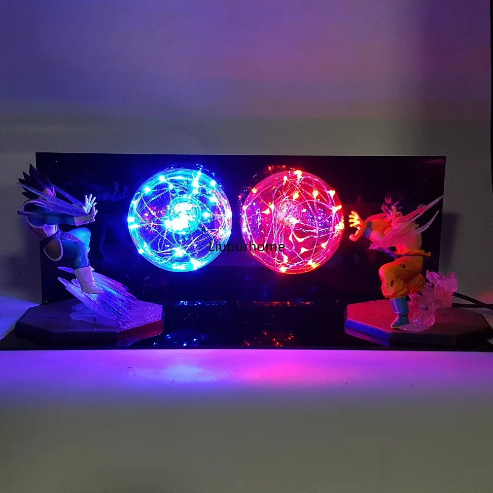 «Жемчуг дракона» с рисунком из аниме «драконий жемчуг зет» вегета битва светодиодный ночной светильник лампы Dragon Ball Lampara сон гоку лампа для Спальня