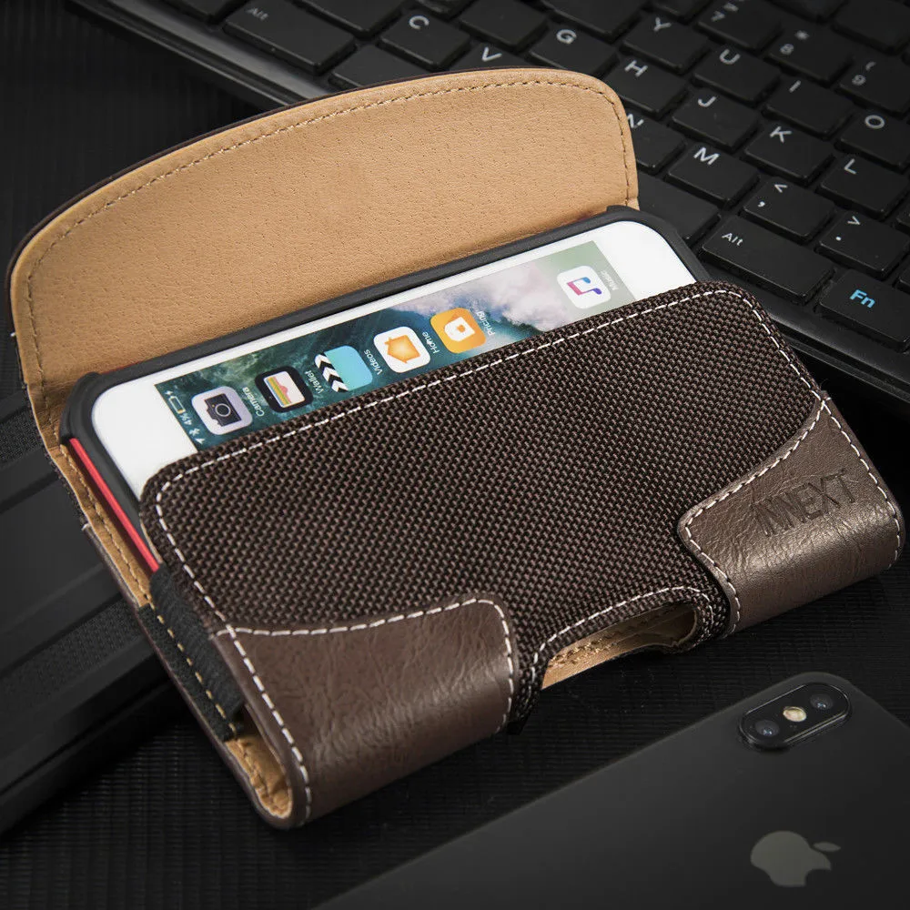 ykooe Custodia Orizzontale con Clip per iPhone XR XS 11 12 13 14 15 Pro