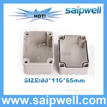 Горячая Распродажа батарейный отсек электрического совместно водонепроницаемый корпус ip66 80*110*85 мм DS-AG-0811-1