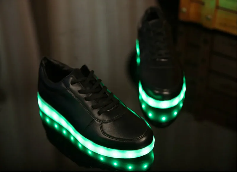 bata children's sandals Size 27-46 Adult Unisex Womens&Mens 7 Colors Kid Luminous Sneakers Glowing USB Charge Boys LED Shoes Girls Footwear LED Slippers children's shoes for high arches