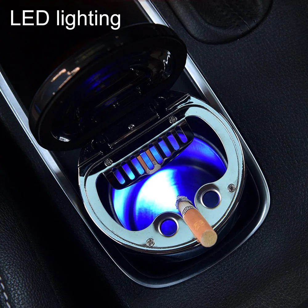 

Compass LED Ashtray Multi-function LED Illumination Adding Romance Color Illuminated Compass Ashtray Smoked Seal