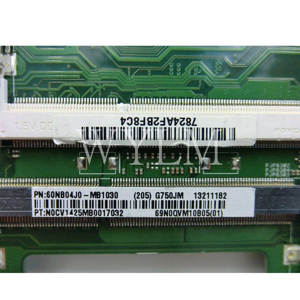 lower price  G750JM With i7-4700HQ CPU 2D mainboard for ASUS G750J G750JS laptop motherboard MAIN BOARD 60NB04J0