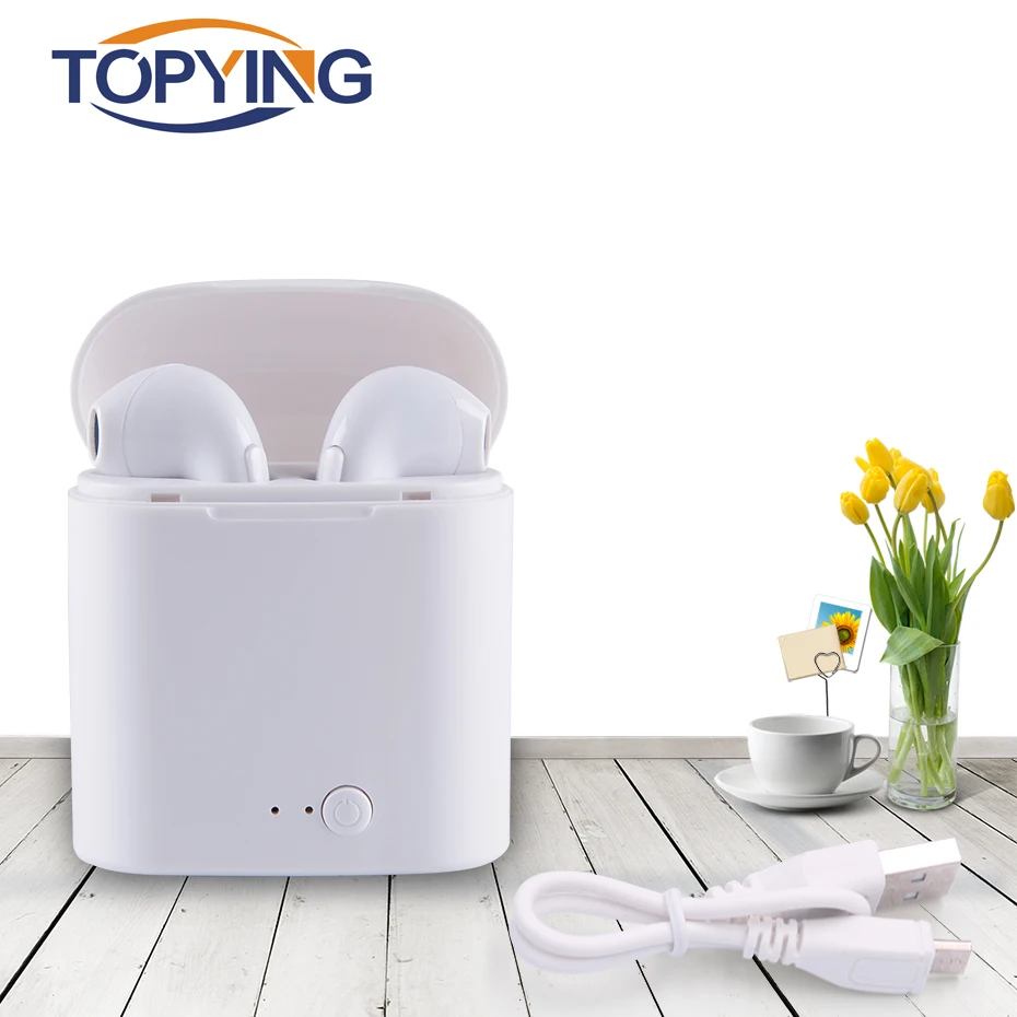 Mini Wireless Earphone For Music Sport With Noise Canceling Bluetooth 4.2 Charging Storage Box For Bluetooth Earphone With Mic  