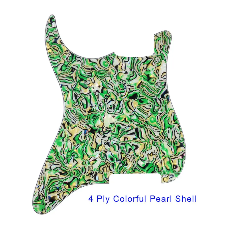 4 ply colorful pearl shell st blank pickguard