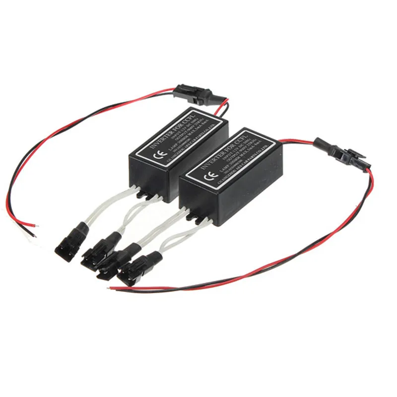 2Pcs CCFL Inverter Spare Ballast for Angel Eyes Halo Rings Kit 12V Replacement Waterproof ► Photo 2/6
